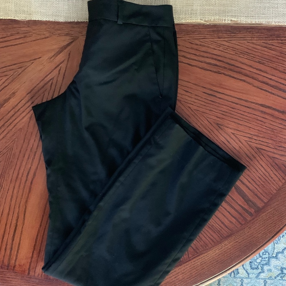 Banana Republic Black Jackson Fit Wideleg Trousers
